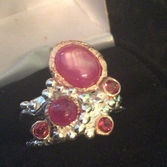Atlanta Gem & Mineral Show Jewelry - Genuine Natural Star Ruby Ring